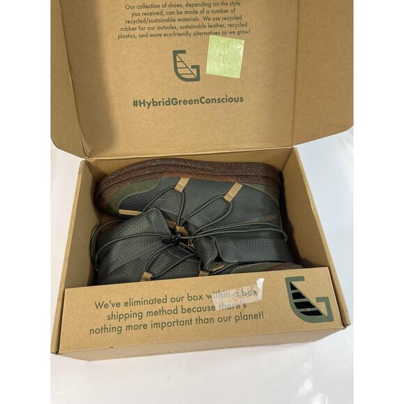 Hybrid Green Label Shift High Top Shoes Mens Size 11 Green Sneakers New Box